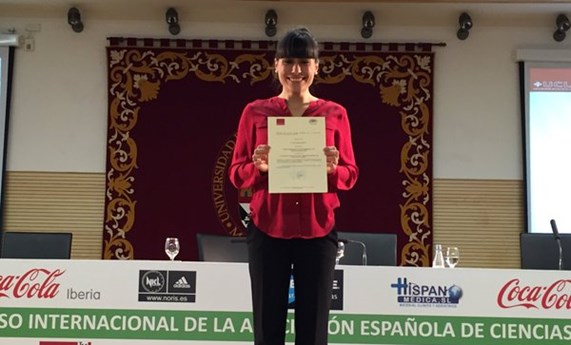 La investigadora del CIBEROBN Alba Gómez Cabello, Premio Nacional para Jóvenes Investigadores en las Ciencias del Deporte 2016