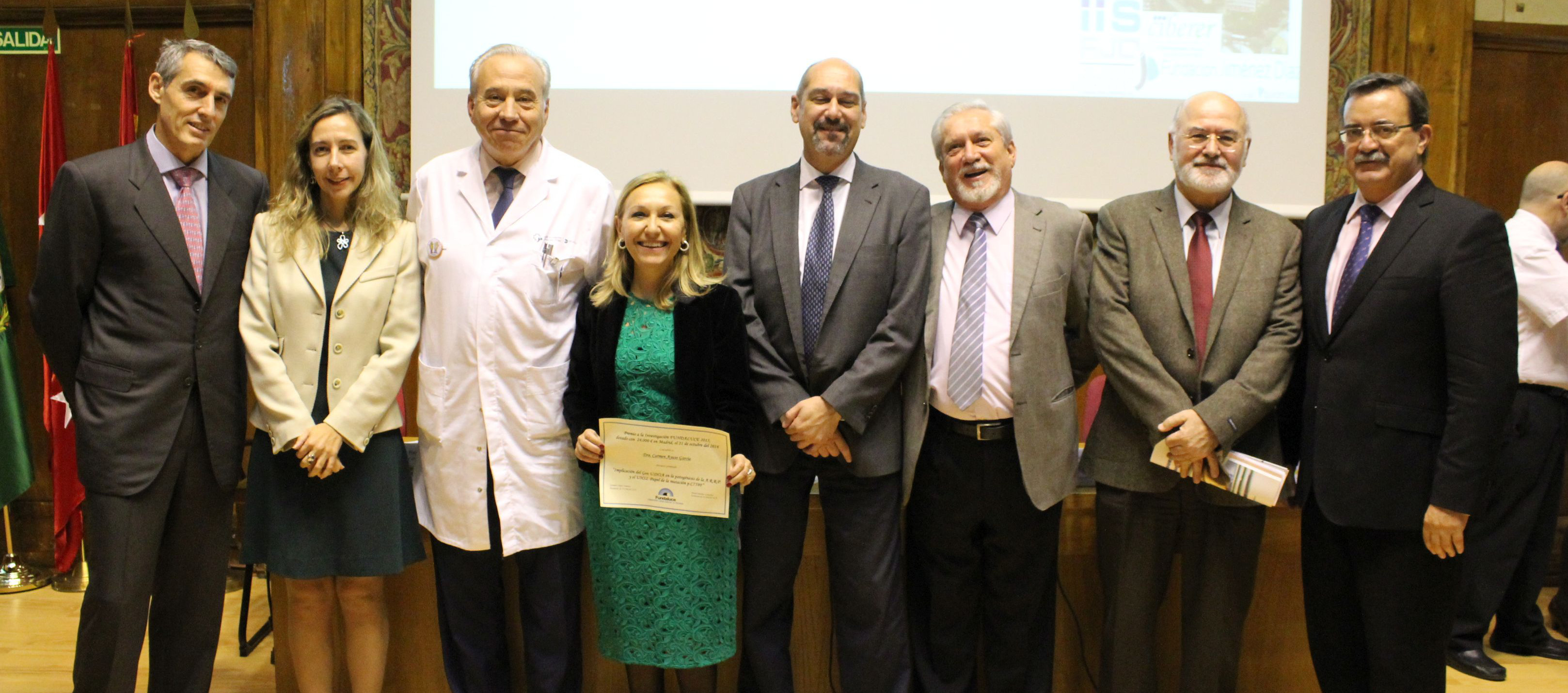 Carmen Ayuso recibe el Premio de Investigación anual de la Fundación de Lucha contra la Ceguera